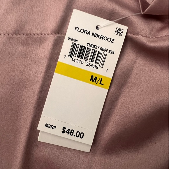 Flora Nikrooz Victoria Pink Short Robe in Smokey Rose - Picture 4 of 6